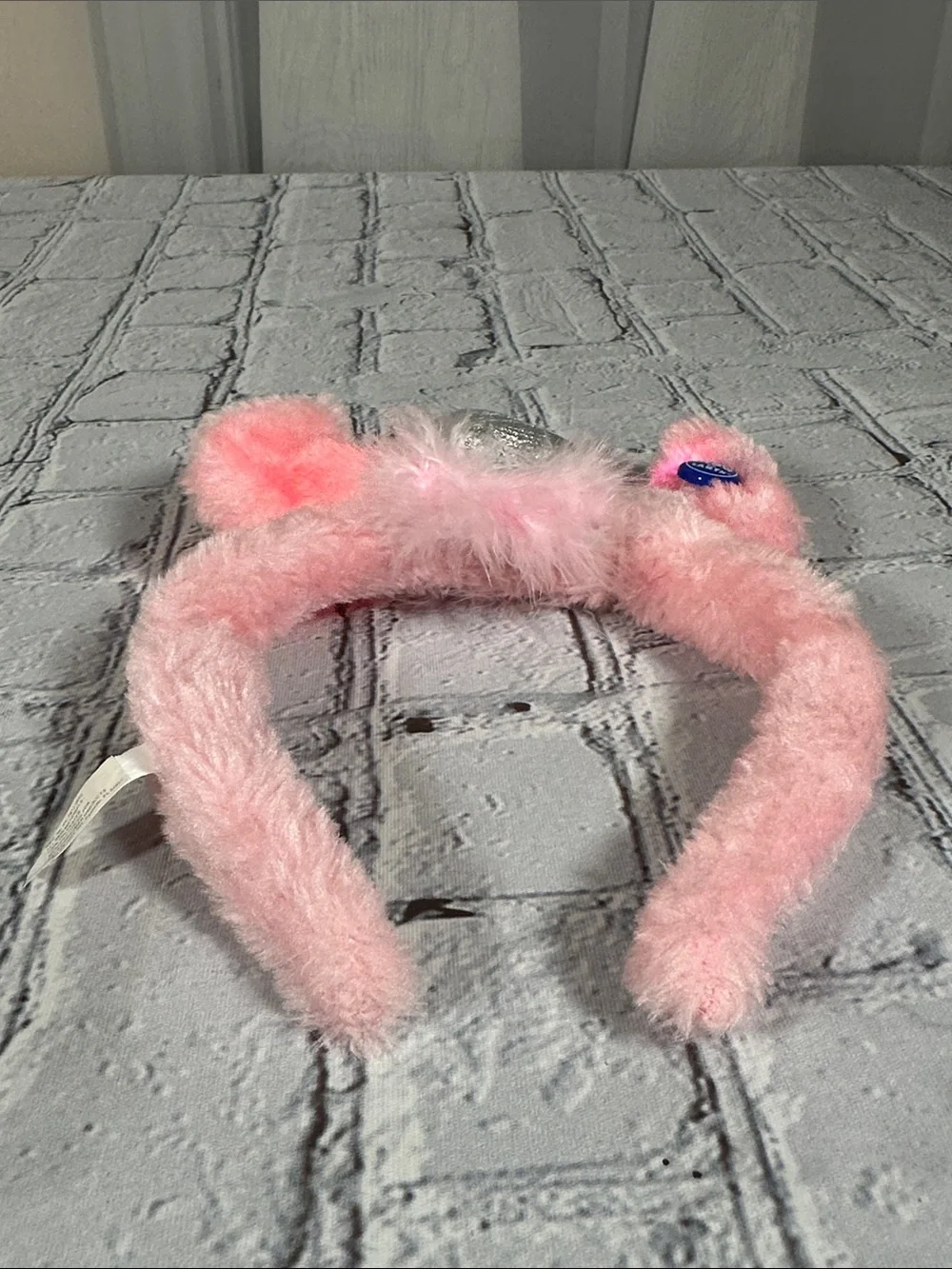Ringling Bros Barnum Bailey Circus Pink Plush Unicorn Headband Flashes Lights